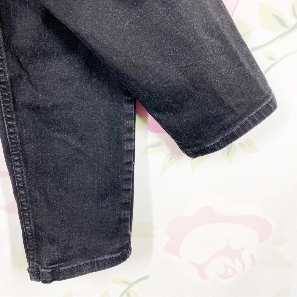 Free People High Rise Black Skinny Denim Jeans 31